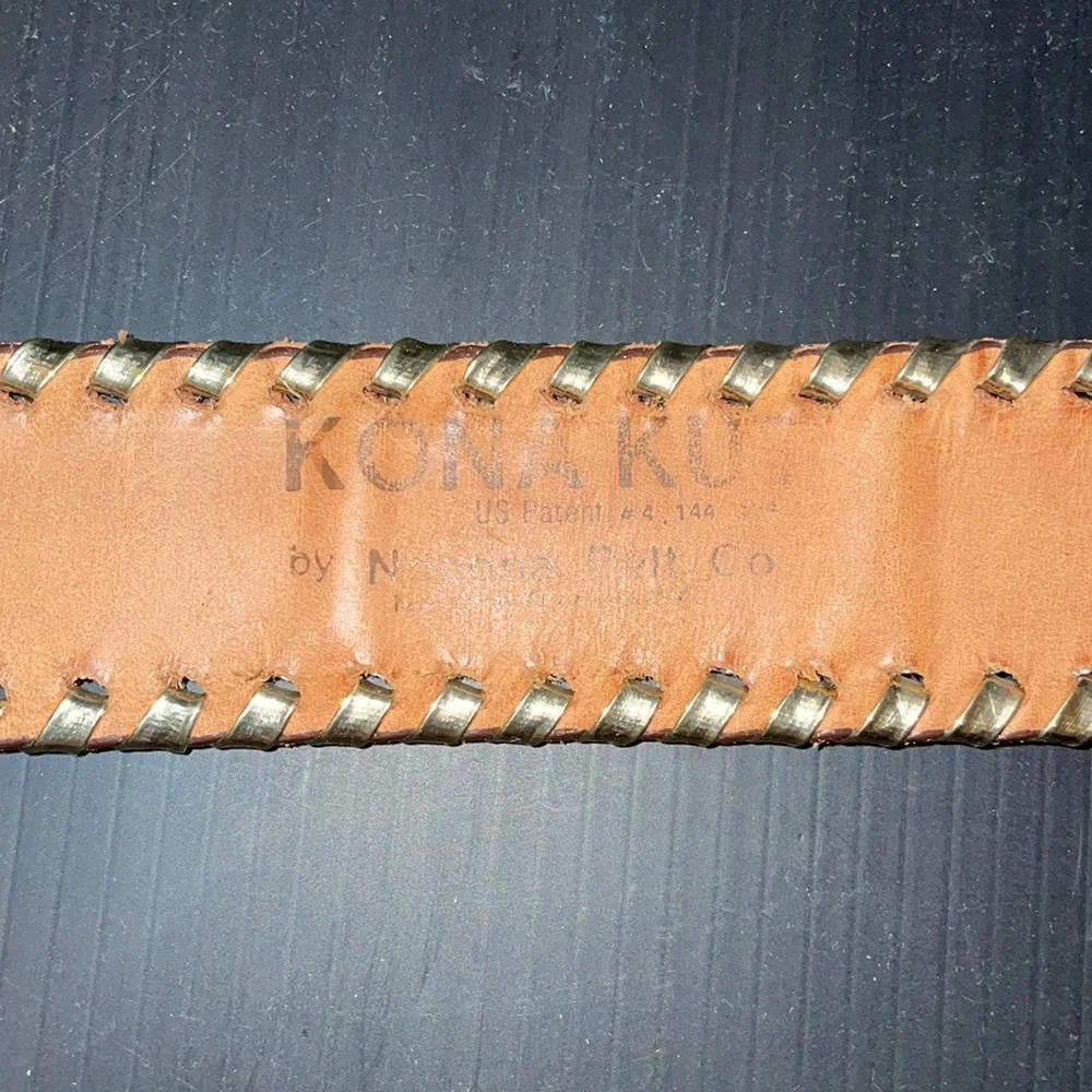 Vintage leather child’s belt by Nocona Boot Company